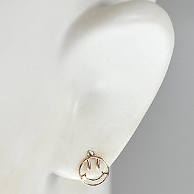 K10PG・地金 スマイルピアス