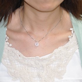 クロスフォーニューヨーク(ダンシングストーン) トゥインクルフラワー1ペンダント(ネックレス) NYP-507