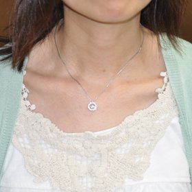 クロスフォーニューヨーク(ダンシングストーン) トゥインクルフラワー2ペンダント(ネックレス) NYP-508