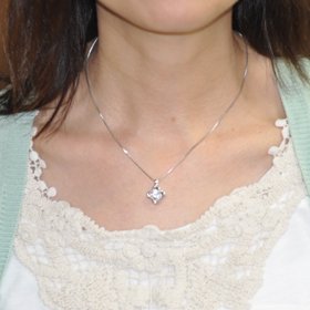 クロスフォーニューヨーク(ダンシングストーン) トゥインクルクローバーペンダント(ネックレス) NYP-510