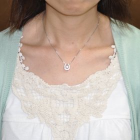 クロスフォーニューヨーク(ダンシングストーン) トゥインクルホースシューペンダント(ネックレス) NYP-511