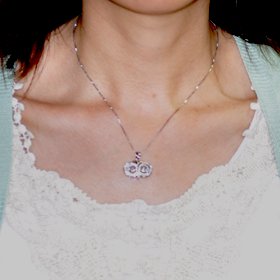 クロスフォーニューヨーク(ダンシングストーン) ダンシングオウルアイズ(フクロウの目)ペンダント(ネックレス) NYP-532