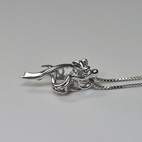 クロスフォーニューヨーク(ダンシングストーン) ダンシングギフトハートペンダント(ネックレス) NYP-538