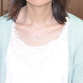 クロスフォーニューヨーク(ダンシングストーン) 佐藤かよさんデザイン♪ハグハートペンダント(ネックレス) NYP-563