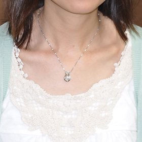 クロスフォーニューヨーク(ダンシングストーン) ハートエッグペンダント(ネックレス) NYP-569