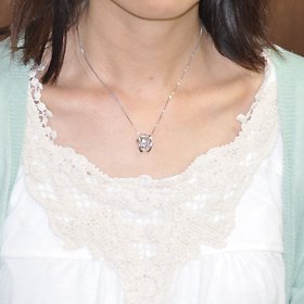 クロスフォーニューヨーク(ダンシングストーン) ホワイトスネイクペンダント(ネックレス) NYP-574