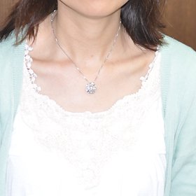 クロスフォーニューヨーク(ダンシングストーン) クロスフォーロゴ6ペンダント(ネックレス) NYP-580