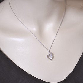 クロスフォーニューヨーク (ダンシングストーン) D-3ストーンハートペンダント(ネックレス) NYP-585