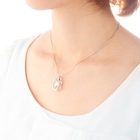 クロスフォーニューヨーク(ダンシングストーン) シャイニングリーフペンダント(ネックレス) NYP-605