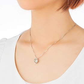 クロスフォーニューヨーク(ダンシングストーン) ミルキーウェイペンダント(ネックレス) NYP-613