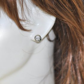 クロスフォーニューヨーク(ダンシングストーン) トゥインクルムーンピアス NYE-109