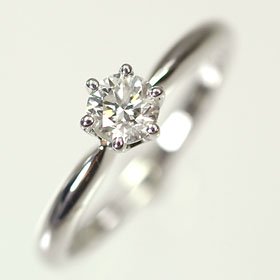 プラチナ・ダイヤモンド0.3ct（H・SI・GOOD・鑑定書付） エンゲージリング