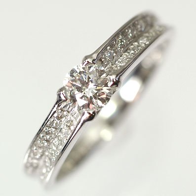 婚約指輪】プラチナ・ダイヤモンド0.3ct（H・SI・GOOD・鑑定書付