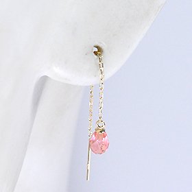 K10・チェンジカラークリスタル ブリオレットアメリカンピアス