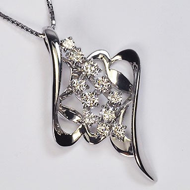 ダイヤモンド プラチナネックレス プラチナ ダイヤモンド ネックレス APVN214445DI