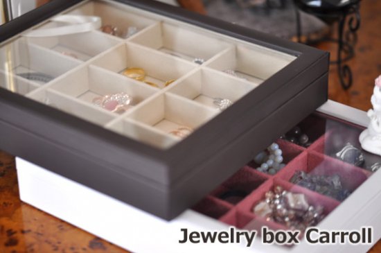 ショップ御用達♪見せる収納ケース!ジュエリーボックス キャロル3