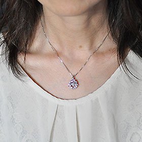 クロスフォーニューヨーク(ダンシングストーン) リースペンダント(ネックレス) NYP-624