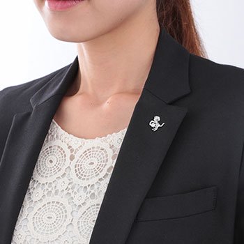 クロスフォーニューヨーク(ダンシングストーン) ロデオタイニーピン(タックピン・ブローチ) NMT-002