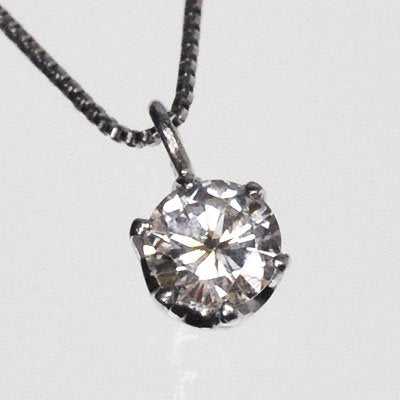 Limited time sale! 77% off! Platinum diamond 0.1ct (VS class, H&C, with  identification card) diamond necklace single Pt900