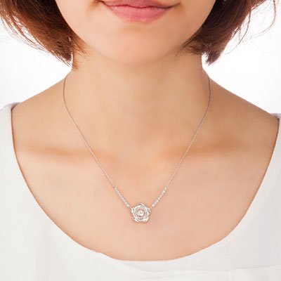 クロスフォーニューヨーク(ダンシングストーン) ドリームフラワーペンダント(ネックレス) NYP-641