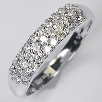 プラチナ・ダイヤモンド0.5ct（SIクラス・鑑別書カード付） パヴェ