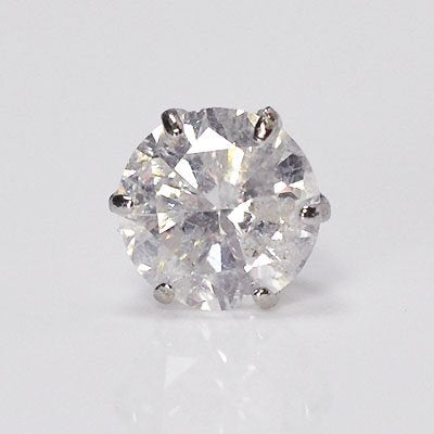 プラチナ・ダイヤモンド0.5ct シングルピアス 片耳用 – キュートジュエリー