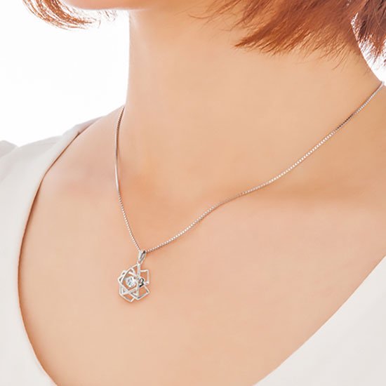 クロスフォーニューヨーク(ダンシングストーン) ブルームペンダント(ネックレス) NYP-651