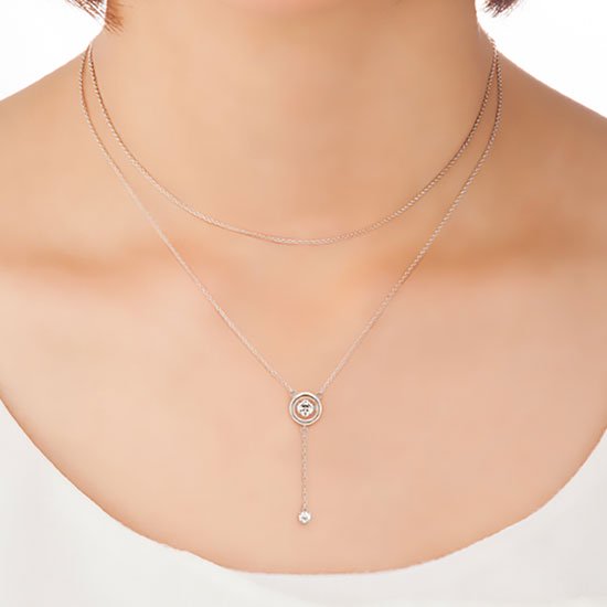 クロスフォーニューヨーク(ダンシングストーン) ドゥルーピングライトペンダント(ネックレス) NYP-652