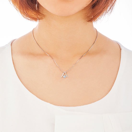 クロスフォーニューヨーク(ダンシングストーン) 末広がりペンダント(ネックレス) NYP-654