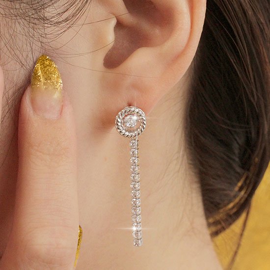 クロスフォーニューヨーク(ダンシングストーン) グッドフィーリングピアス NYE-123