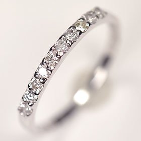 エタニティリング プラチナ ダイヤモンド0.25ct（SIクラス・鑑別書 