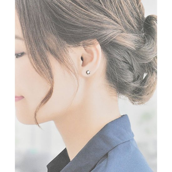 プラチナ・ダイヤモンド1.0ct(K〜M・SIクラス・GOOD・鑑定書付) スタッドピアス 1カラット 一粒ピアス