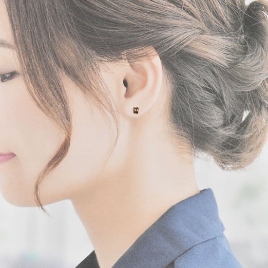 K10&K10PG 2カラーダブルパイプピアス