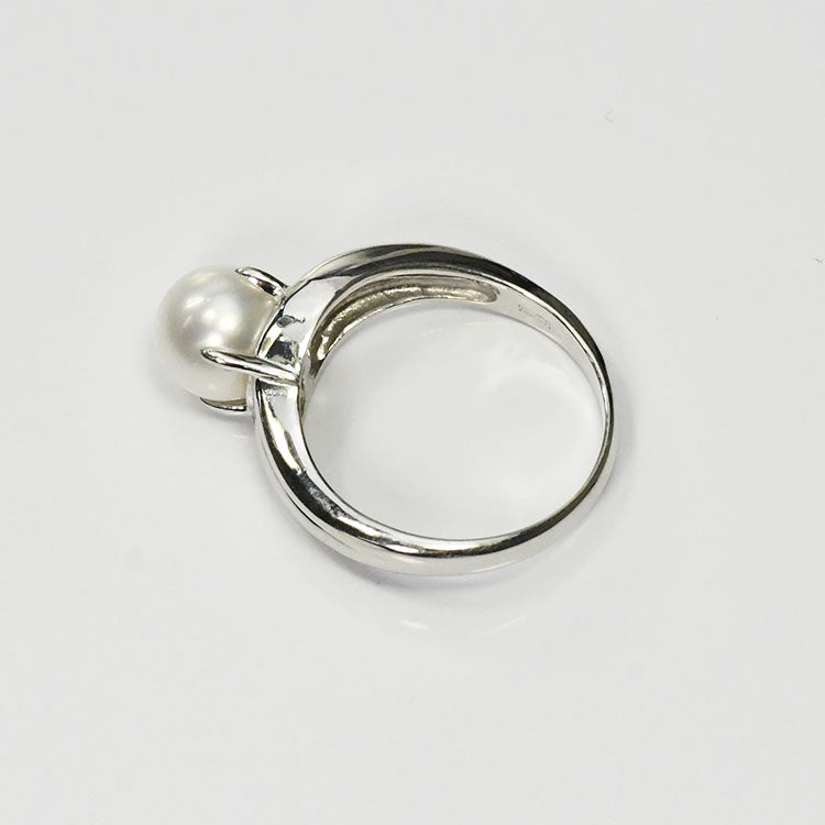 【花珠真珠】7.0mmアップ リング 指輪 アコヤ本真珠