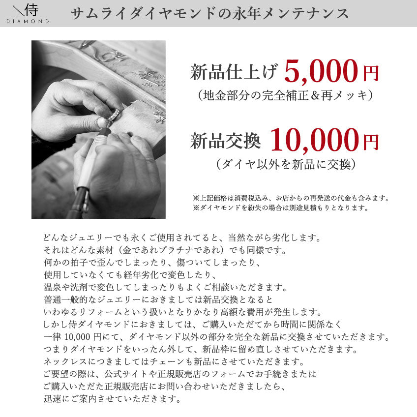 【侍ダイヤモンド】天然ダイヤモンド0.3ct 一粒ネックレス H&C G～Iカラー VS～SIクラス プラチナカラー ダイヤモンドネックレス 「ソリティア3」のコピー