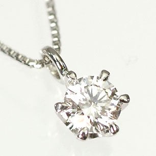 プラチナ・ダイヤモンド0.2ct　スタッドペンダント（ネックレス）