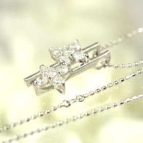 プラチナ・ダイヤモンド0.5ct　アニバーサリー10ペンダント（ネックレス） スウィートテン ダイヤモンド ネックレス