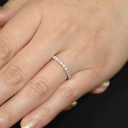 天然ダイヤモンド0.3ct 選べるエタニティーリング エタニティリング 指輪 ホワイトゴールド ピンクゴールド