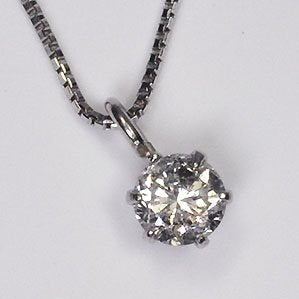 プラチナ・ダイヤモンド0.1ct ダイヤモンド ネックレス  一粒 Pt900