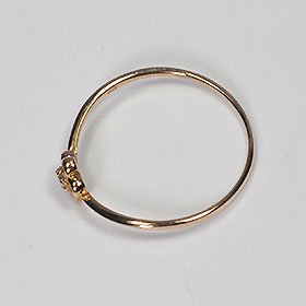 K18PG・ダイヤモンド0.02ct フラワーリング – キュートジュエリー
