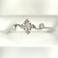 プラチナ・ダイヤモンド0.07ct　デザインリング