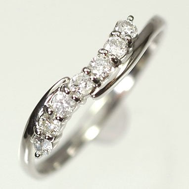 プラチナ・ダイヤモンド0.2ct　デザインリング