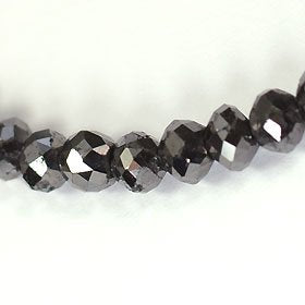 K18WG・ブラックダイヤモンド50ct（ハイグレード）（鑑別書付）　ネックレス