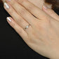 【婚約指輪】K18WG・ダイヤモンド0.2ct（H・SI・GOOD・鑑定書付）　エンゲージリング
