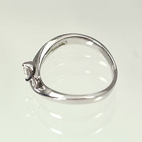 【婚約指輪】プラチナ・ダイヤモンド0.2ct（H・SI・GOOD・鑑定書付）　エンゲージリング