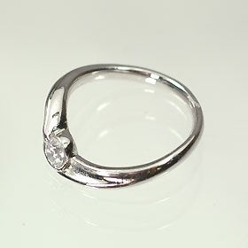 【婚約指輪】プラチナ・ダイヤモンド0.2ct（F・VVS・3EX・H&C・鑑定書付）　エンゲージリング