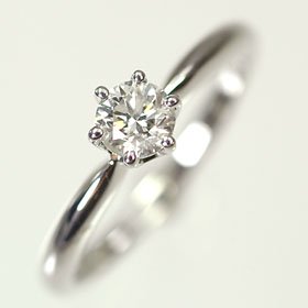 【婚約指輪】プラチナ・ダイヤモンド0.3ct（D・VVS・3EX・H&C・鑑定書付）　エンゲージリング