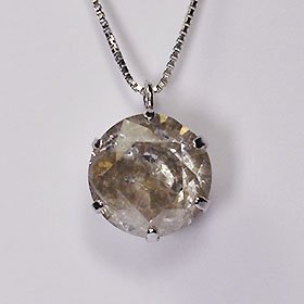 プラチナ・ダイヤモンド1.260ct（鑑別書付）　スタッドペンダント（ネックレス）