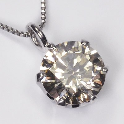 期間限定セール！７３％OFF！プラチナ・ダイヤモンド0.5ct（SIクラス・鑑別書付） ダイヤモンド ネックレス 一粒 Pt900