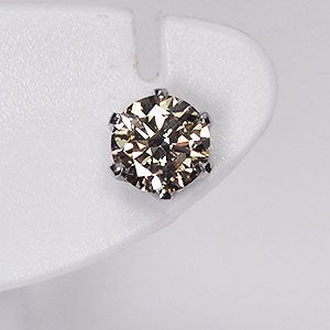 プラチナ・ダイヤモンド0.3ct（SIクラス・鑑別書カード付） シングルピアス 片耳用